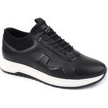 Voyager 6628 Mr Erkek Siyah Nata Deri Günlük Spor Ayakkabı Siyah