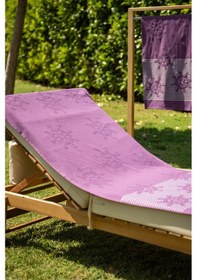 Resim Menderes Home Cotton Collection Bukle Plaj Havlusu Çark Mor 