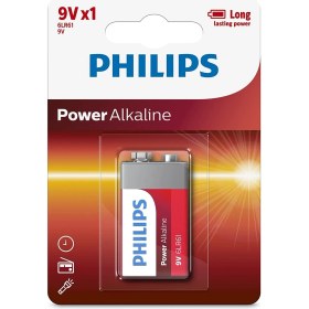 Resim Philips 6LR61P1B/05 Alkaline Battery 9V Pil 