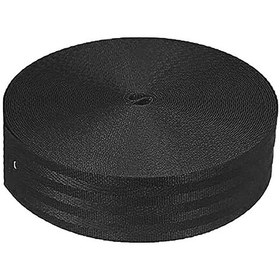 Resim Siyah Renkli Emniyet Kemeri 15 Metre 4cm Kemer 