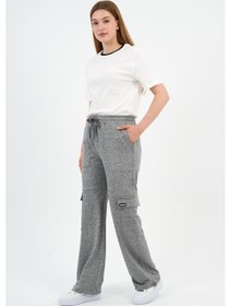 Resim Alexandergardi Kargo Cepli Paçası Ayarlanabilir Eşofman Altı Unx-14600 GRİ MELANJ 