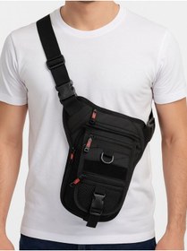 Resim başkent çanta Bel ve Bacak Çantası Tabanca Bölmeli Tactical Siyah 8683255013845 
