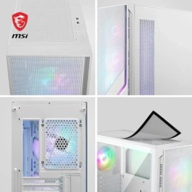 Resim Daisy Home Msı Mag Forge 320R Airflow Mid-Tower Bilgisayar Kasası - Atx Kapasitesi, Rtx 40 Gpu Desteği, Argb Fan, Manyetik Toz Filtresi, Sertleştirilmiş Cam, 1-6 Argb Hub, USB 3.2 Generation 1 Tip A 