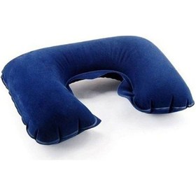 Resim Ortopedik Şişme Seyahat Yastığı Boyunluk Lacivert 
