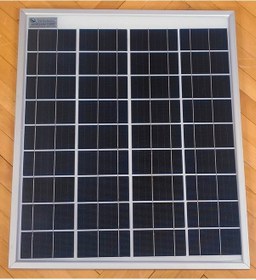 Resim 25w Solar Güneş Paneli Monokristal 
