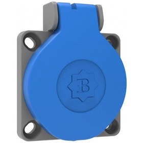 Resim 1x16a 2p+e 200/250v Yatay Girişli Pano Priz 