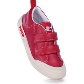 Resim Kiko Kids Suba Cırtlı Termo Taban Kız Bebek Günlük Spor Ayakkabı Kırmızı 