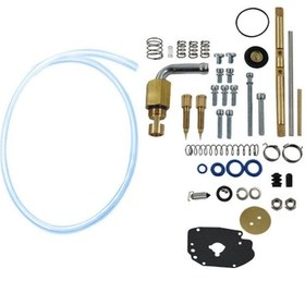 Resim Vkemall Ss Master Super Motosikletleri İçin Super E Karbüratör Tamir Seti 112923 - Yeni Somun, Yay, Idle Karışım Vida Ve Koltuk Gümüş 
