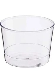 Resim Genel Markalar 30 Adet Std Sert Plastik Tatlı Kasesi Aşure Magnolya Kabı Klasik 