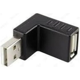 Resim Usb 2.0 90 derece çevirici dik usb çevirici L usb çevirici erkek dişi 90 derece usb çevirici 