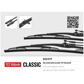 Resim Sılbak Ss23tp Sılecek Supurgesı 510mm Fıat M23 Iveco Mıdıbus Mercedes O302 