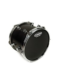 Resim Evans B12onx2 Onyx Coated 12 İnç Tom Ve Trampet Derisi Profesyonel Çift Katmanlı 7.5+7.5 Mil Yapı, Mat Siyah Kaplama Ve Karanlık Karakterli Tonlar 