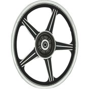 Resim SVNMOTOR 125CG ARKA JANT ÇELİK SİYAH BÜYÜK 1.85-18 