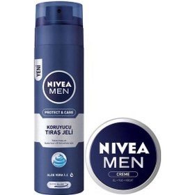 Resim Nivea Tıraş Jeli P&C + Men Creme 30 ML 