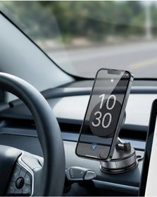 Resim Güçlü Mıknatıslı Araç Telefon Tutucu 360 Derece Döner Stand 1 Adet 