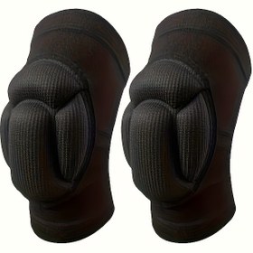 Resim 2 Adet Sünger Kabuklu Dizlik, Orta Yaşlı ve Yaşlılar için Kışlık Üniseks Spor Dizlikler 