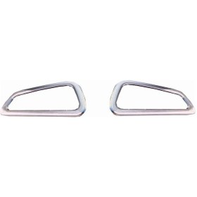 Resim Renault Megane-4 Sd Uyumlu Üst Havalandırma Çerçevesi Krom 2 Parça 2016 Ve Sonrası Modeller İçin 