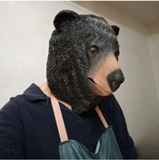 Resim Gerçekçi Ayı Maskesi Lateks Şapkalar Karnaval Prop Rol Yapma Diğer 
