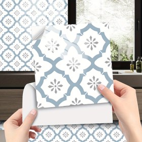 Resim 10 Adet Kendinden Yapışkanlı Fayans Stickerları - Su Geçirmez & Nem Geçirmez, Mutfak, Banyo, Oturma Odası Duvarları için DIY Ev Dekoru 