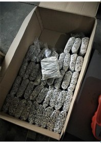 Resim Pvc Kaplı 10 Cm'lik Kesilmiş İnce Bağ Teli, Klips Beyaz 5000 Gram, Adet 