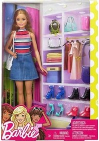 Resim Barbie Bebek ve Muhteşem Aksesuarları Oyun Seti Fvj42 