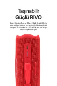 Resim Powerway Rivo Siyah Taşınabilir Bluetooth Kablosuz Hoparlör 12 Saat Oynatma Çoklu Bağlantı 