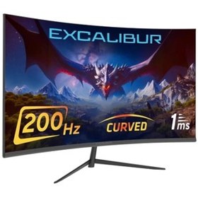 Resim Casper Excalibur M.E238FHD-G 23.8" 200HZ 1MS 300NIT (HDMI+Display Port) Curved Freesync + G-Sync FHD Monitör Siyah 