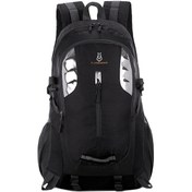 Resim Gajeena Hafif Ve Dayanıklı Outdoor Sırt Çantası - Geniş Depolama, Suya Dayanıklı, Gece Görünürlüğü Siyah 