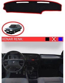 Resim Yüksek Göğüstorpido Koruma Halısı Siyah Kenar Renk Kırmızı Tofaş İle Uyumlu 