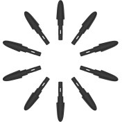 Resim Qingmipy Veıkk P001 Siyah Kalem Ucu - S640/a30 Grafik Tableti İçin 10 Adet 