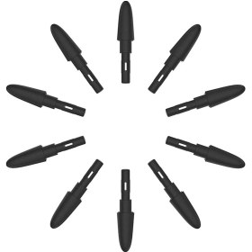 Resim Qingmipy Veıkk P001 Siyah Kalem Ucu - S640/a30 Grafik Tableti İçin 10 Adet 