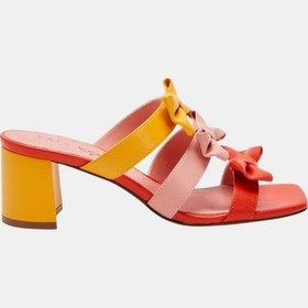 Resim Katy Perry The Tooliped Bow Kadın Mango Pembe Turuncu Kurdela Topuklu Terlik Turuncu 