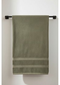 Resim Sand Haki El Havlusu - 50x90 Cm, 230gr, %100 Pamuk Haki 