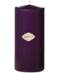 Resim 6x20 Mor Silindir Mum Mor 