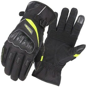 Resim Motosiklet Eldiveni Kışlık Neopren Kumaş Full Korumalı Eldiven 