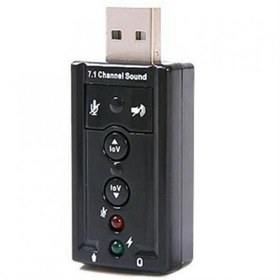 Resim HY-U717 Usb 2.0 7.1 ch Ses Kartı 