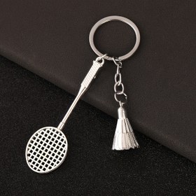 Resim Zinc Alaşımlı Badminton Çubuğu ve Shuttlecock Anahtarlık - Spor Mini Anahtarlık, Atletik Etkinlikler ve Hediye için İdeal, Günlük Stil, Kaplanmamış Zinc Alaşımlı, Spor Etkinliği Aksesuarı | Hobi Hediyesi | Dayanıklı Zinc Alaşımlı 