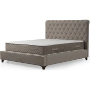 Resim Minar Deluxe Baza+Başlık+Sonata Yatak Bej 160X200 