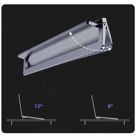 Resim Wiwu S900 Yıkanabilir Yapıştırıcılı Mini Laptop Standı 2 Farklı Yükseklik Ayarı 11-17 Inc Uyumlu 