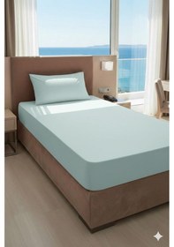 Resim Özdilek Tek Kişilik Colourist Çarşaf - S.yeşil Su Yeşili 