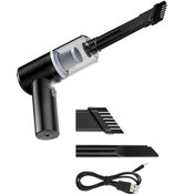 Resim Oto Araç İçi Şarjlı Mini El Süpürgesi Araç İçi Süpürge 