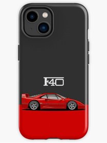 Resim izzytech Iphone 11 Uyumlu Kamera Ferrari Desenli Model Iç Kısmı Kadife 
