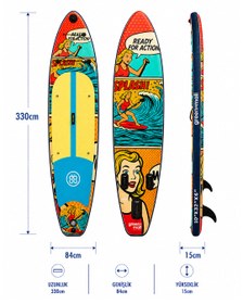 Resim Poppy Şişme SUP Board / Paddle Board 330 cm 