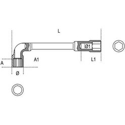 Resim Beta 932 Pipo Anahtar 27x27mm 