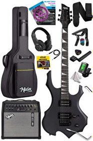 Resim Midex Force-AMP50 Üst Seviye 50 W H-H Profesyonel Full Set Aksesuarlı Amfili Elektro Gitar 