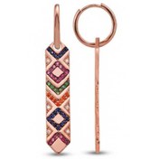 Resim Choice Silver Kilim Gümüş Küpe Monaco Rosesallantılı 
