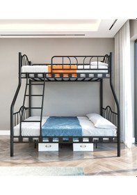 Resim Argimo İmaj 3 Kişilik Ebeveyn 3'lü Siyah Ranza 90x190 & 140x190 