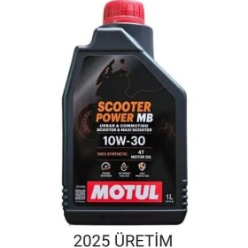 Resim Scooter Power 4t 10W30 MB 1 Lt ( 05/2025 Üretim ) 