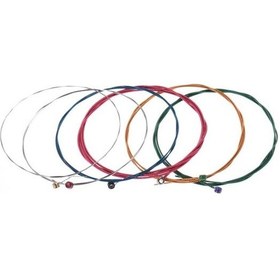 Resim Orphee Tx620-C Renkli 10-47 Akustik Gitar Tel Seti-Pena 