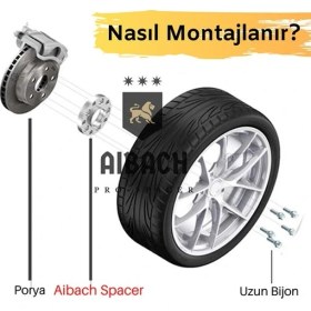 Resim Aibach Pro Spacer Peugeot Cıtreon Spacer 4X108 mm Iç Göbek 65 1 Dış Göbek 65 1 15 mm Kalınlık 